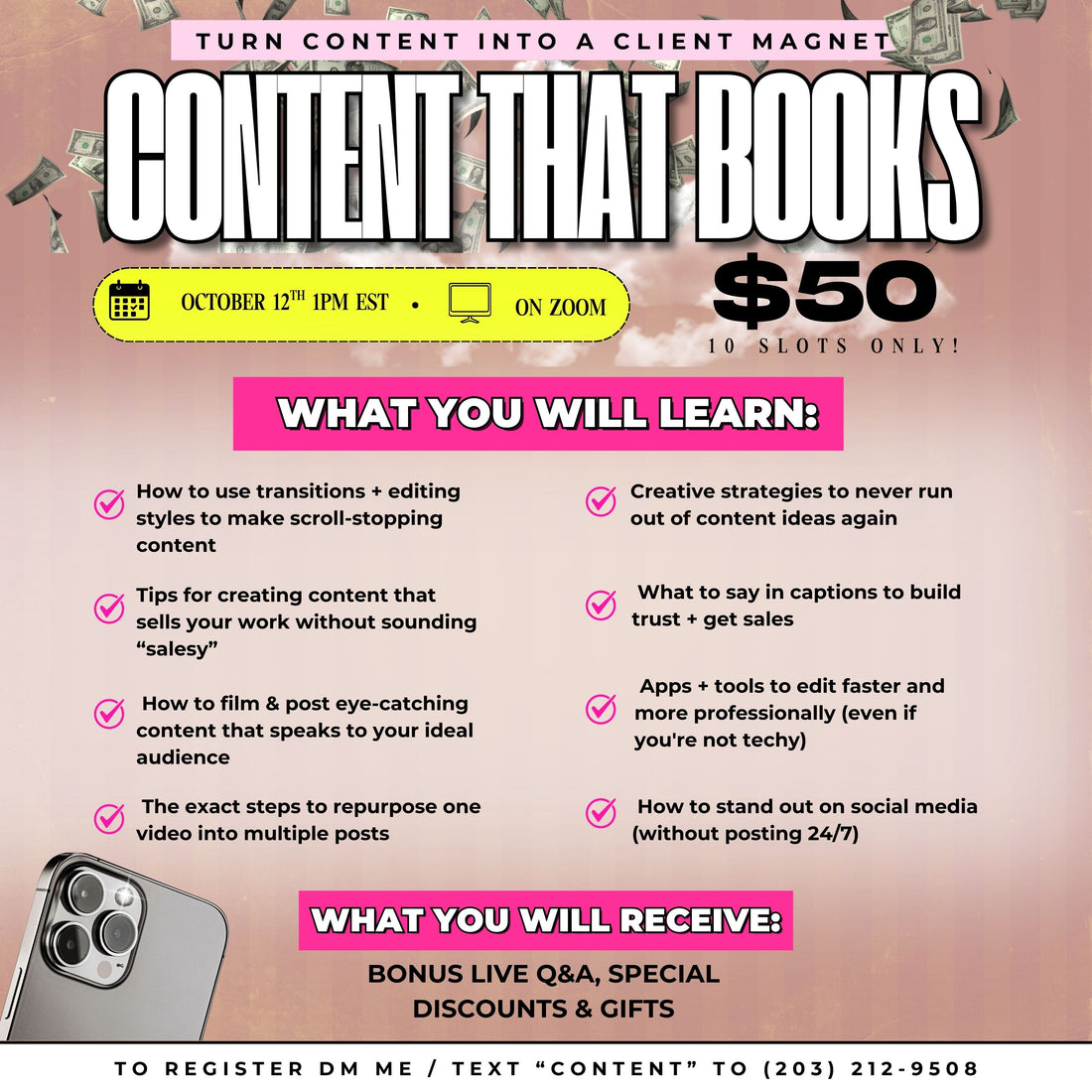 Content That Books – Online Content + Branding Class