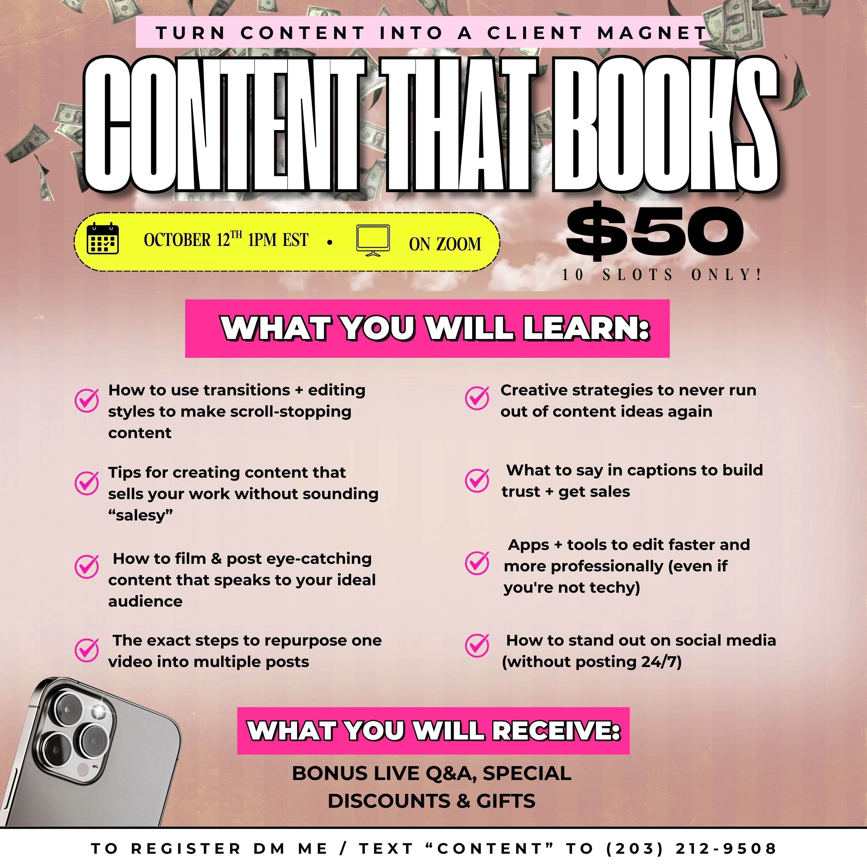 Content That Books – Online Content + Branding Class