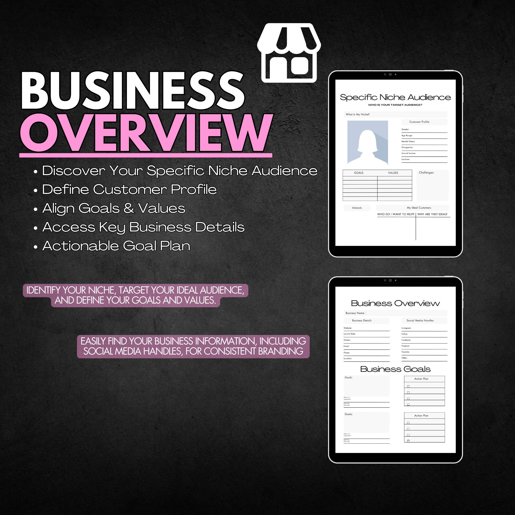 Social Media & Content Creating Planner + 30 Day Content Calendar FREE