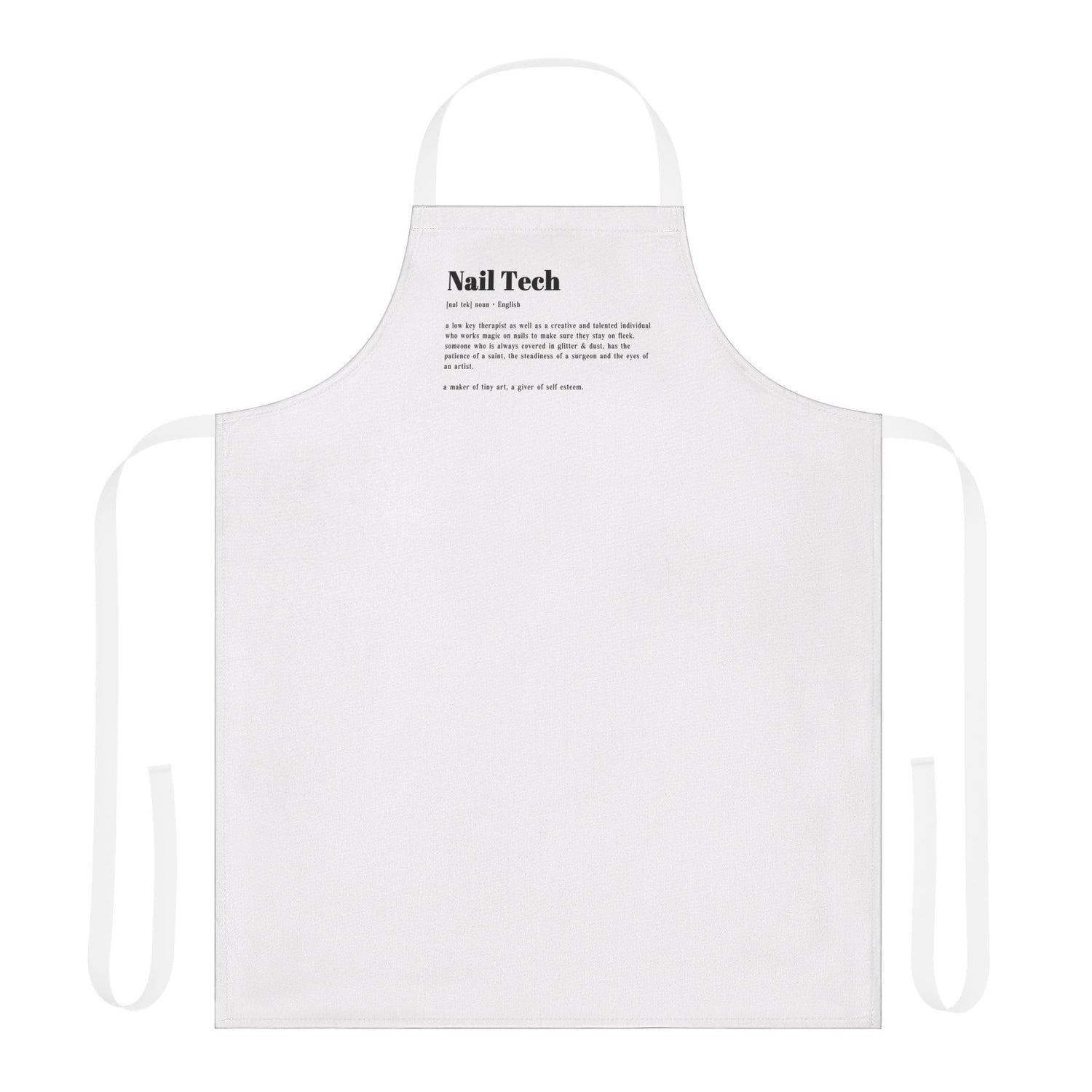 Nail Tech Definition Apron