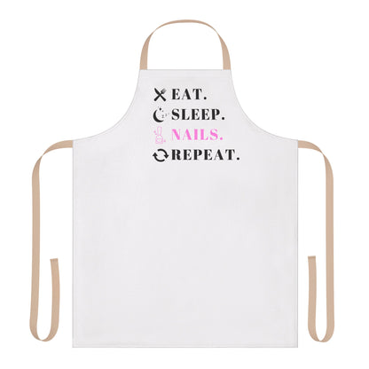 Eat. Sleep. Nails. Repeat Apron