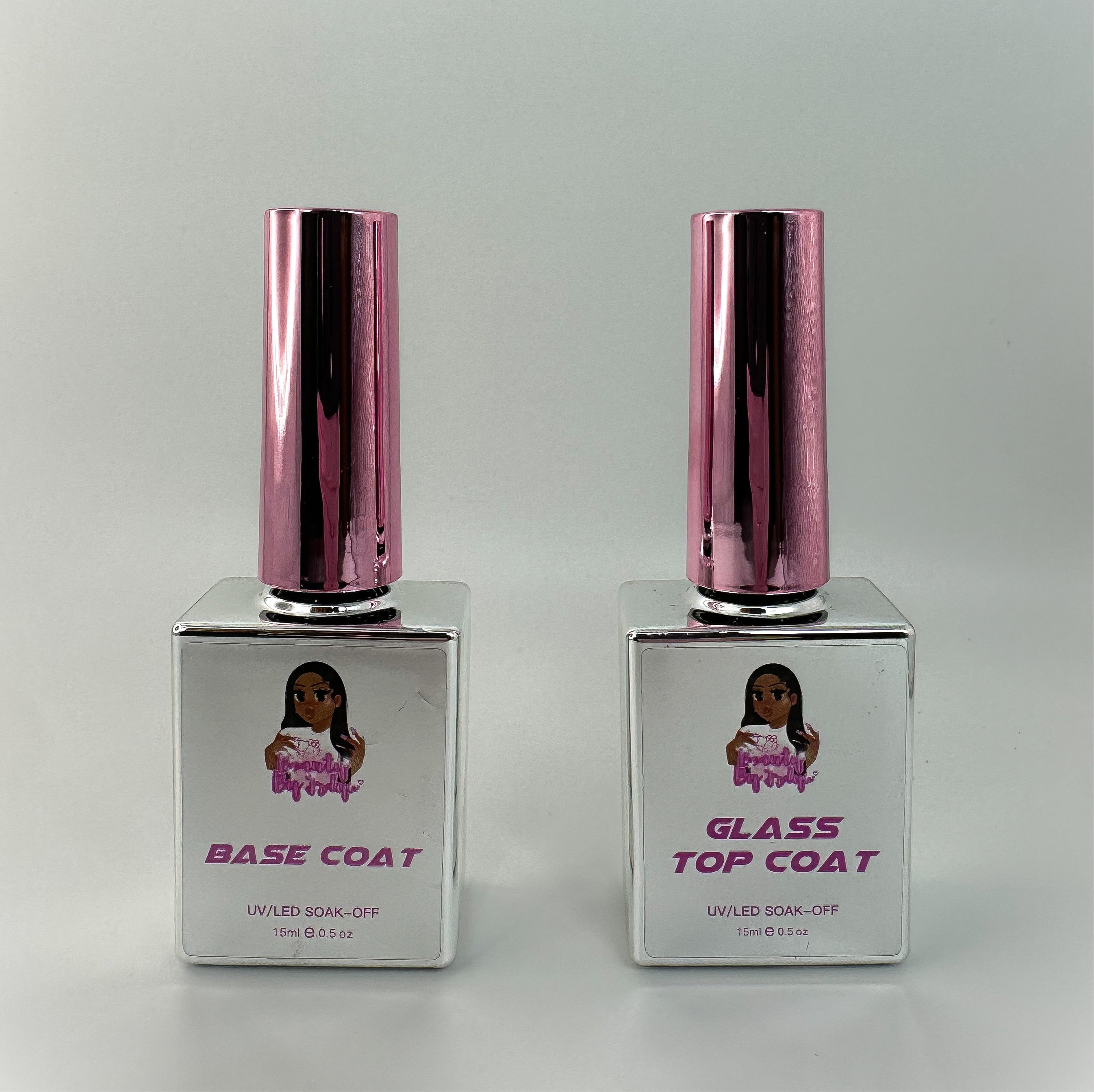 Base Coat &amp; Glass Top Coat Set