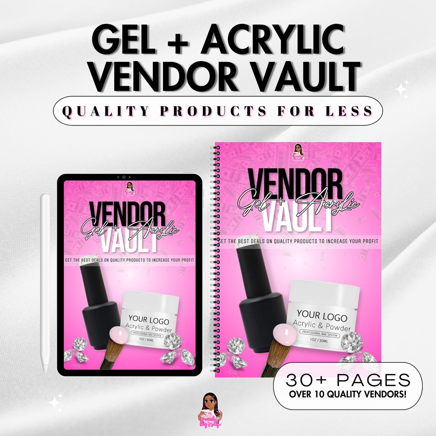 Acrylic + Gel Vendor Vault