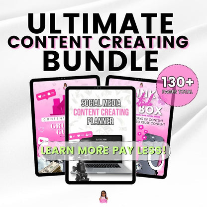 Ultimate content creating bundle